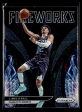 2021-22 Panini Prizm Fireworks LaMelo Ball Charlotte Hornets #12