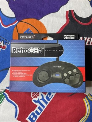 Retro-Bit Sega Genesis Controller 6-Button Arcade Pad Brand New