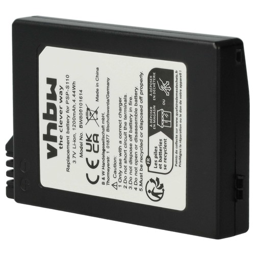 2x Battery for Sony PSP-S110 1200mAh - Picture 9 of 9