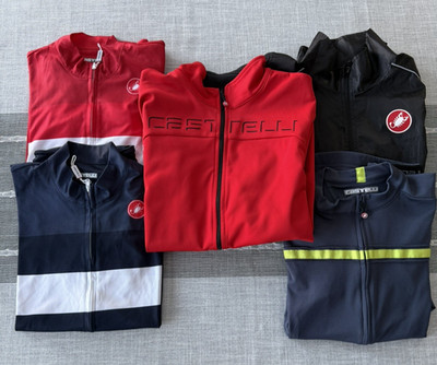 Castelli Cycling Gear - Jerseys and Jackets (Mens Size Large)