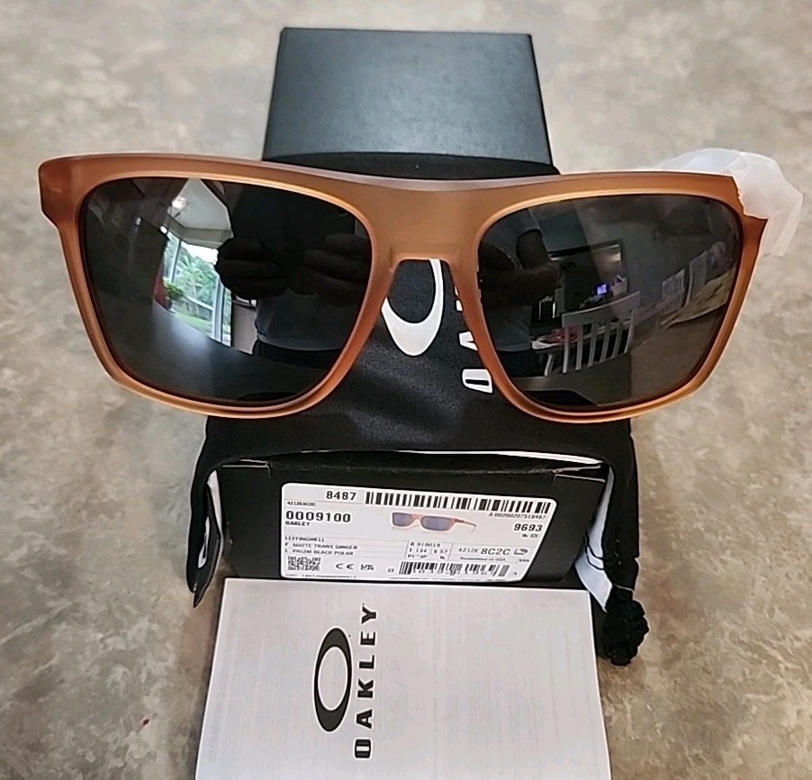 Oakley Sunglasses Leffingwell OO9100-1957 Matte Transp Ginger w