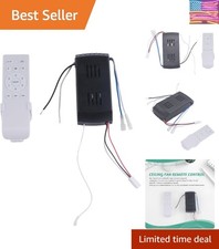 Universal Ceiling Fan Remote Control Kit Replacement, 6-Speed Timing, Remot...