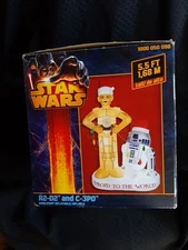 Gemmy Star Wars R2-D2 C3PO Christmas Holiday Droid  World Inflatable Blow Up BIN