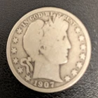 1907-S Barber Half Dollar