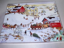 Springbok 500 Piece Celebrate the Season Snow Winter Puzzle