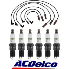 Acdelco Spark Plugs Wire Set Kit For Allure Impala Monte Carlo Grand Prix Acdelco Spark Plugs Wire Set Kit For Allure Impala Monte Carlo Grand Prix