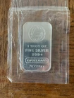 1 oz Engelhard Pure Silver Bar .999 Bullion - Sealed and Pristine - 10 Available