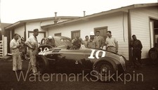 1940s photo Negative RACE CAR Indianapolis 500 INDY Special Auto Racing FIN Tail