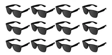 Super Z Outlet 12 pack Black Sunglasses Party Favors Kids New Individually Pack