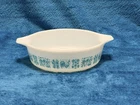 Vintage Pyrex Amish Butterprint 471 1 Pint Casserole Dish Turquoise NO LID
