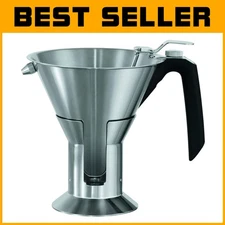 Professional 1.2L Stainless Steel Funnel with Easy Disassembly & Dishwasher Safe