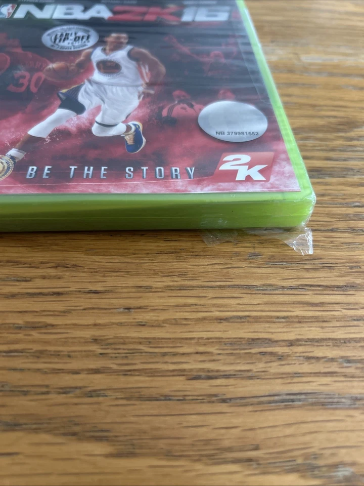 NBA 2K16 Microsoft Xbox 360 Basketball Video Game Sealed Small Tear Shrink Wrap - Image 3 of 4