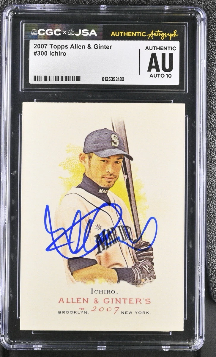 Ichiro Suzuki Seattle Mariners Baseball Autographed Sports Trading