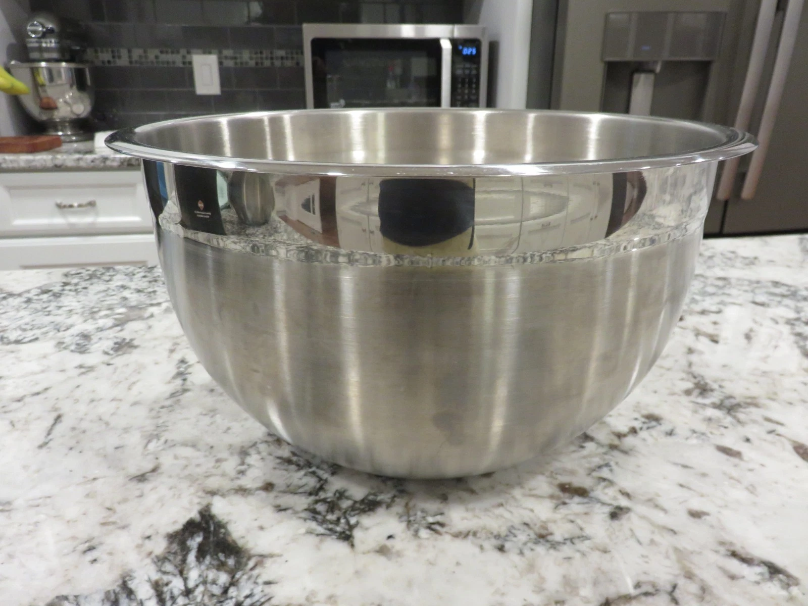 Tramontina Gourmet 18/10 Stainless Steel 8 qt Mixing Bowl 12" x 6.5" EUC