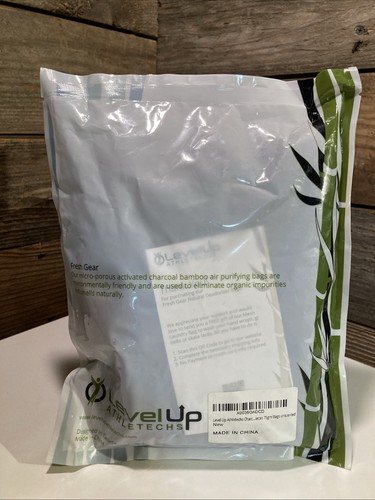 Level Up Athletechs Boxhandschuh 100% Bambus anthrazit Deodorizer versiegelt - Bild 3 von 3