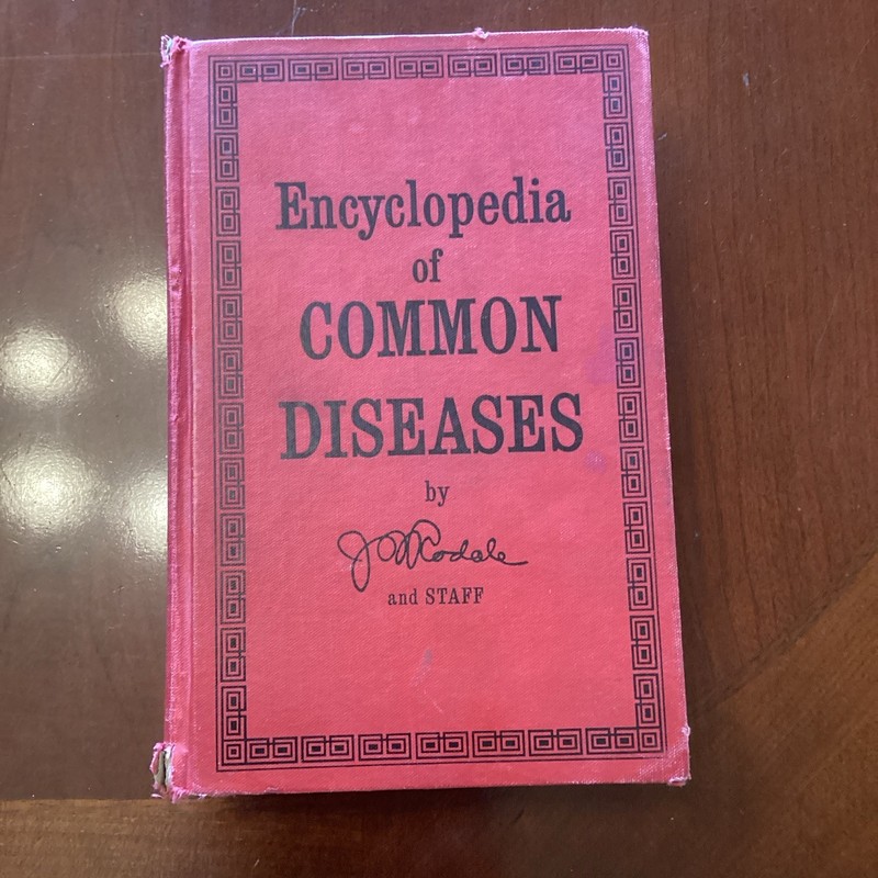 Rodale Encyclopedia of Common Diseases J. I. Rodale Hardcover 1962 E-45