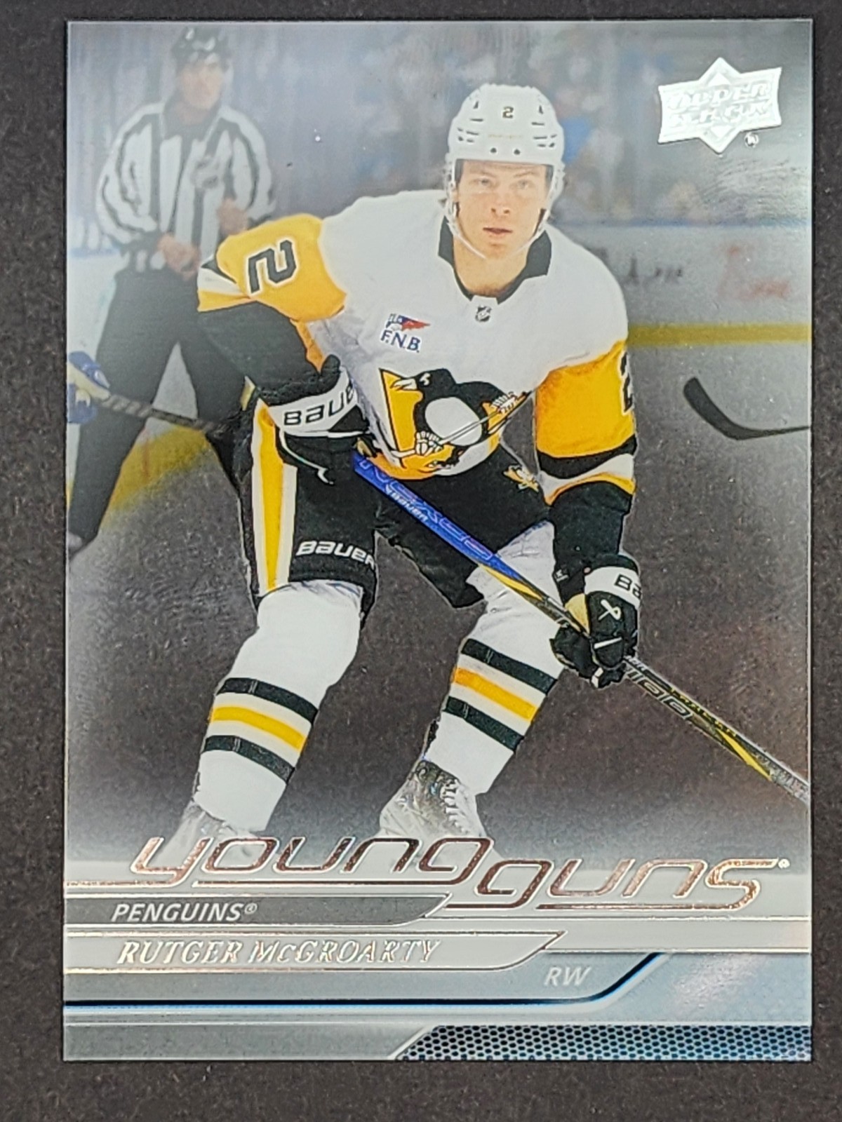 2024-25 Upper Deck #474 Rutger McGroarty Clear Cut Young Guns