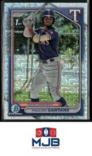 2024 Bowman Chrome Paulino Santana Prospects Mojo Refractors #BCP-245