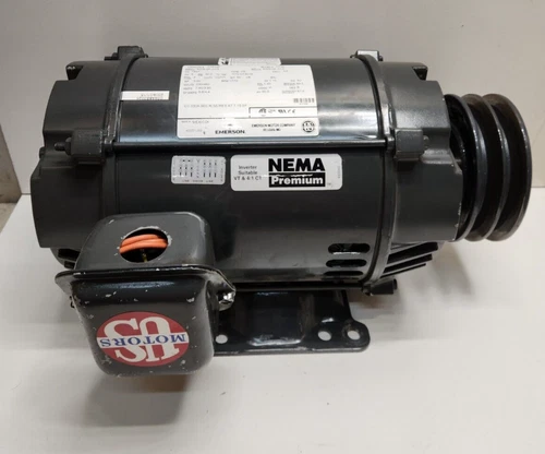 GUARANTEED! EMERSON 3HP 7.8AMP 1770RPM 230/460V 3PHASE MOTOR D3P2B