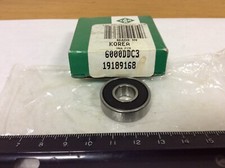 New INA 6000DDC3 Deep Groove Bearing, 10mm ID, 26mm OD, 8mm Width