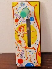 Vintage Tin Toy Party Noise Maker U.S. Metal Toy MFG. Co. Music Notes Man Woman