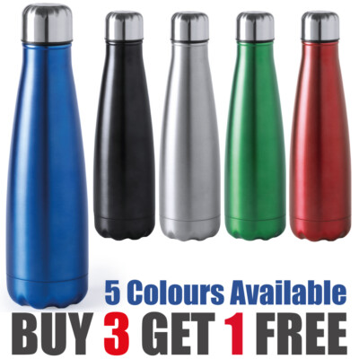 Edelstahl Wasserflasche 630ml - farbiges Metall für Arbeit, Sport, Fitnessstudio, Yoga