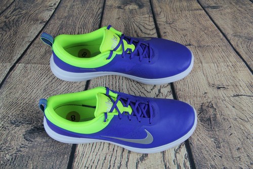 Nike Akamai Golf Spikeless Golf Shoes Blue/Yellow 818732-401 Womens multi size - Picture 12 of 12