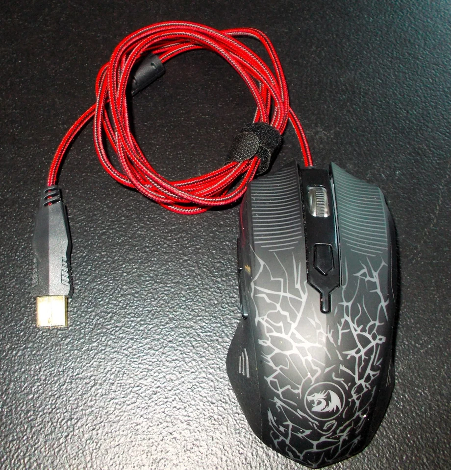 GAMING 3pc SET: Havit Keyboard, Red Dragon Mouse, Havit Cooling Pad WORKS GREAT! - Image 3 of 4