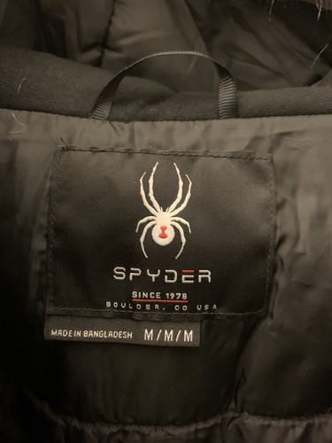 Spyder Explorer Parka Thermaweb Insulated Jacket Black Women's Size Medium - Picture 6 of 7