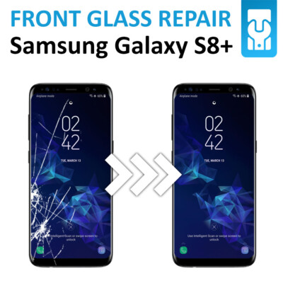 Samsung Galaxy S8 Plus Screen Front Glass Replacement FAST REPAIR ...