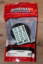 Duratrax DTXC3831 Short Course Rear Wheel Black SC10 (2) - NEW SEALED