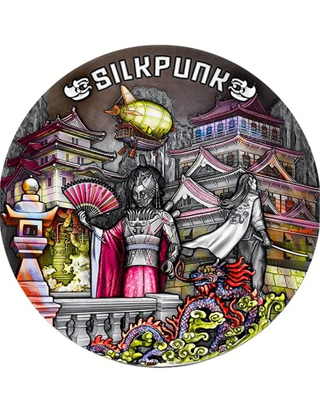 SILKPUNK "Punk Universe" 2 Oz Silbermünze Niue 2022