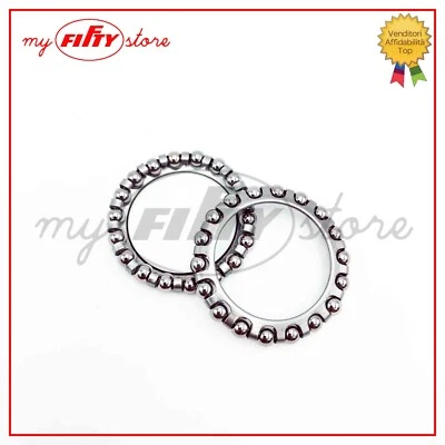 MY FIFTY STORE Coppia cuscinetti gabbia sfere sterzo Malaguti FIFTY TOP Colors 1991 FE25