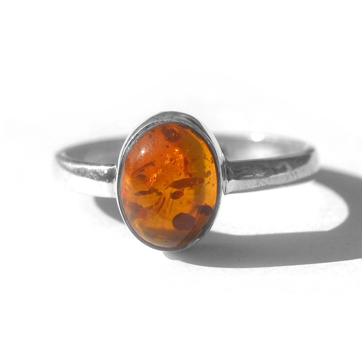 Bague argent 2025 ambre