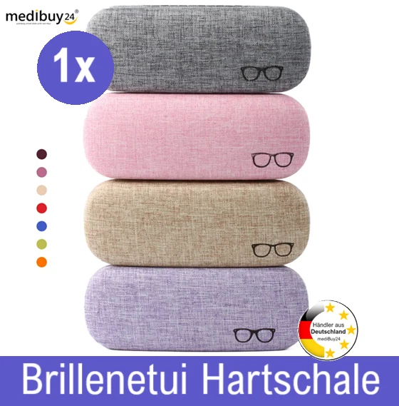 Brillenetui Hartschale Etui Hartcase Brillenbox Brille Schutz Case Tasche Reise - Bild 4 von 4