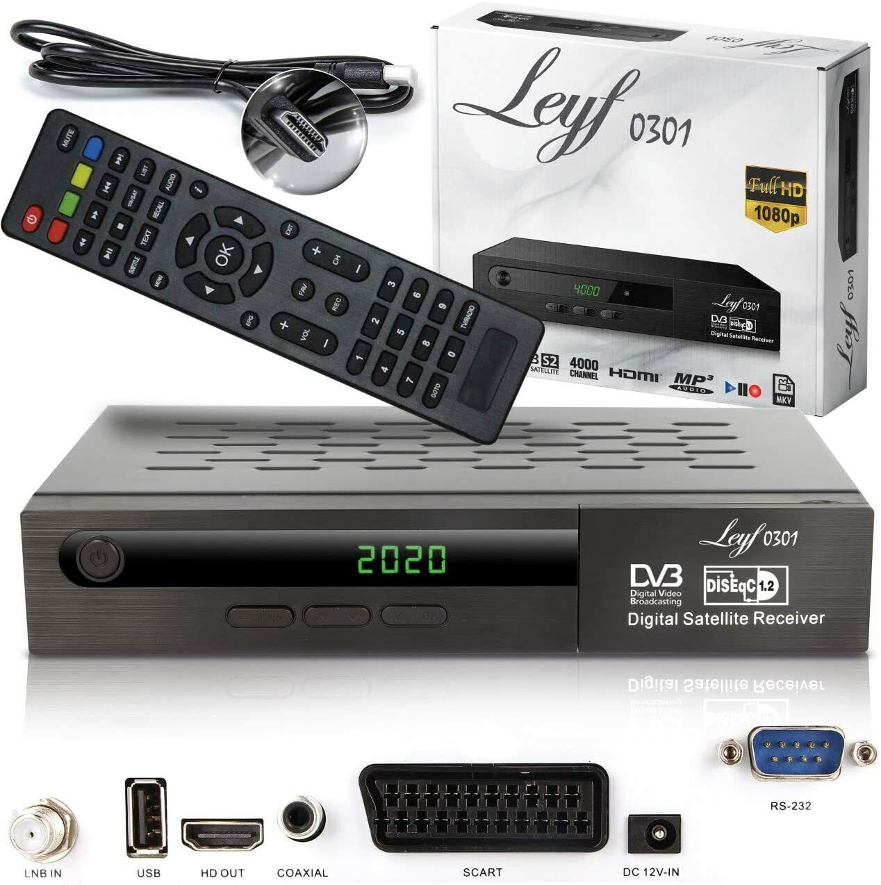 Engel RS8100Y Receptor Satélite HD DVBS2-1 TUNER