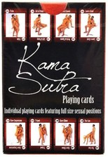 ADULT PLAYING CARDS - KAMA SUTRA - Full Size Sexual Positions - FREE SHIPPING
