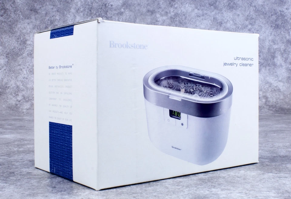 Brookstone Ultrasonic Jewelry / Eyeglass Cleaner Model No. OS - 6001 Works! - Image 3 of 3
