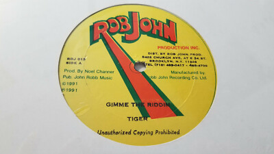 Tiger/Courtney Melody    Gimme The Riddim/ I Got Caught /Reggae 12'' Rob John U.S