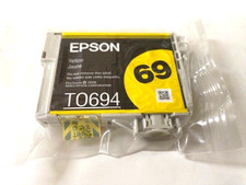 GENUINE Epson 69 (T0694) Yellow Ink Cartridge, SEALED