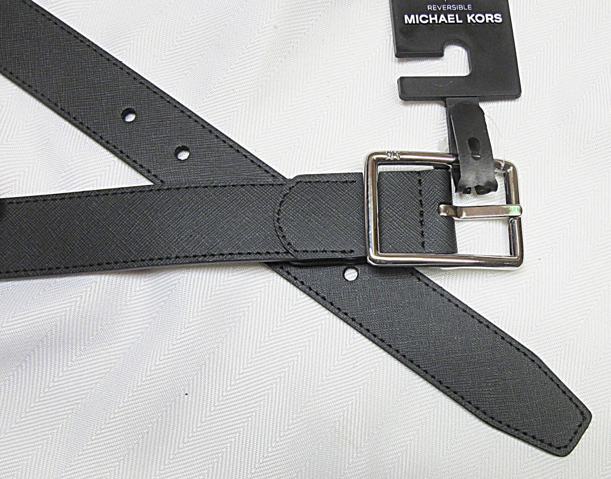 Michael Kors Logo Signature Black Dress Belt Size 32” NWT Michael Kors Womens Belt, Signature Logo Wide Belt - Black  main image 2