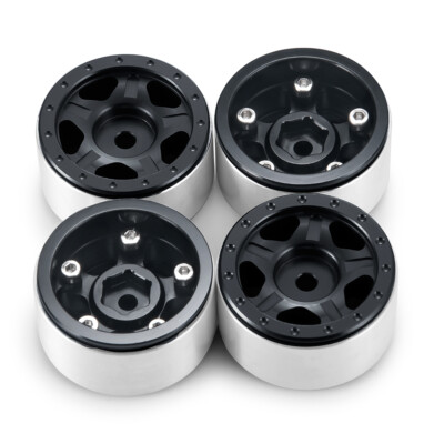 Cerchi In Lega Con Perlatura AXSPEED Per RC 1/24 &ndash; Assiale SCX24 90081 AXI00001/2