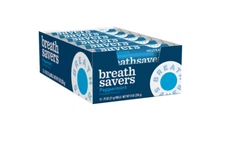 BREATH SAVERS Peppermint Sugar Free Breath Mints Rolls, 0.75 oz (24 Count)