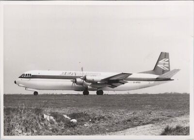 BEA CARGO G-APEG VICKERS VANGUARD VINTAGE PHOTO BRITISH EUROPEAN AIRWAYS 1