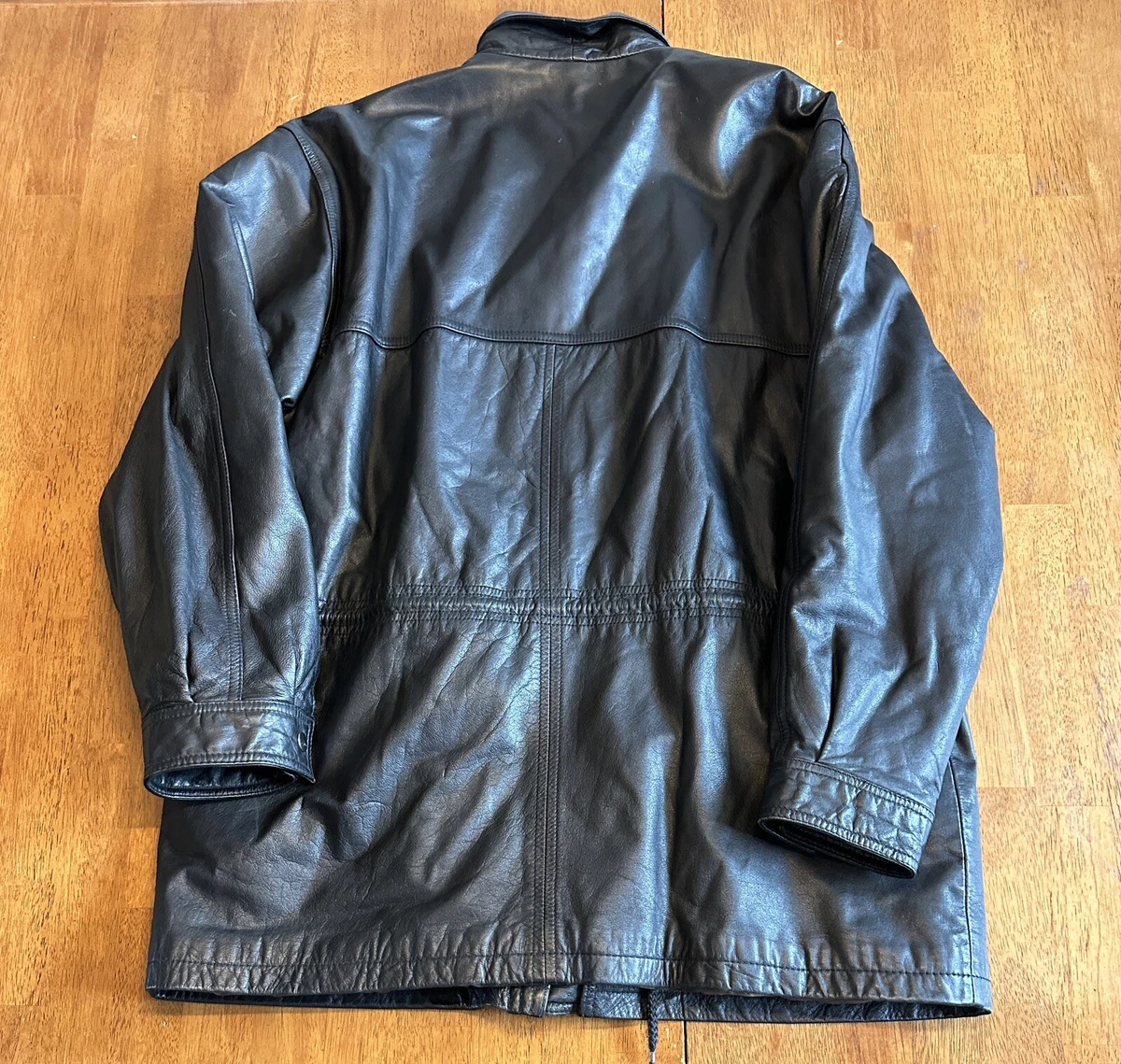 Savile row leather jacket sale