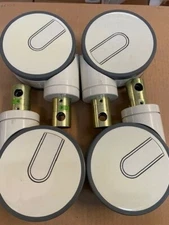 (4 Pack) TENTE Integral Twin 4" Caster Sizewise Lowboy Bed (NEW)