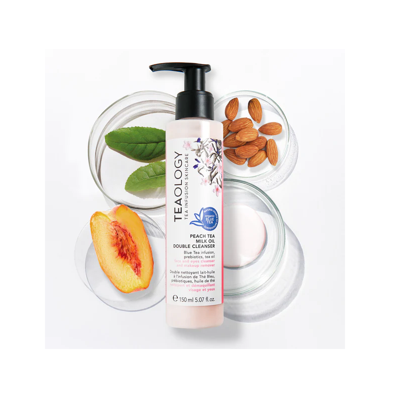 TEAOLOGY SKINCARE PEACH TEA MILK OIL LATTE-OLIO DETERGENTE VISO E OCCHI 150ml