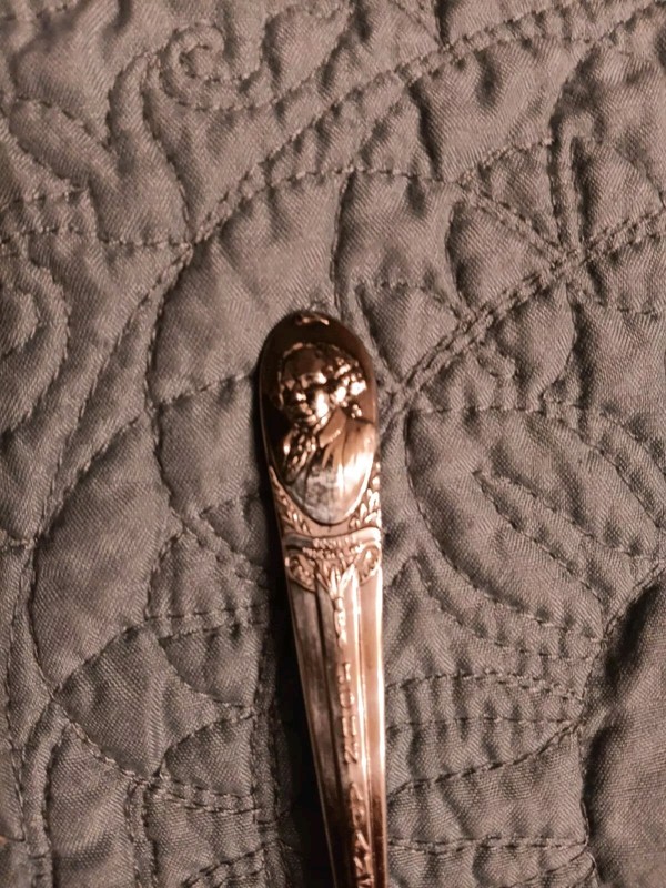 Vintage Spoon US Collectible 6" Pres John Adams 2nd Pres.