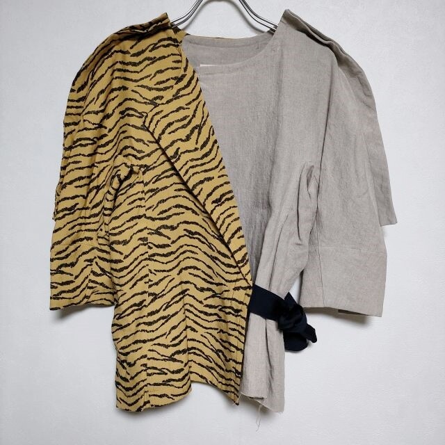TOGA PULLA TP11-FJ237 Jaquard blouse Blouse shirt Yellow