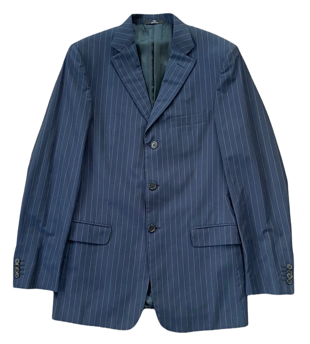 Blue 2025 pinstripe jacket